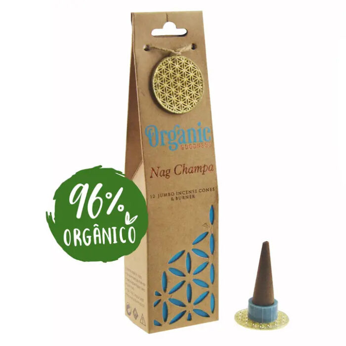 Incienso Cónico Orgánico Nag Champa. Esotérica Arte