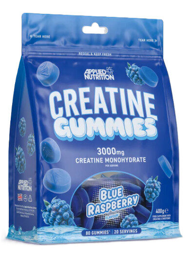 Creatine Gummies Blue Raspberry 80 uds.