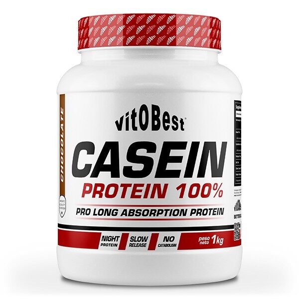 Casein Protein 100% 1Kg Chocolate VITOBEST